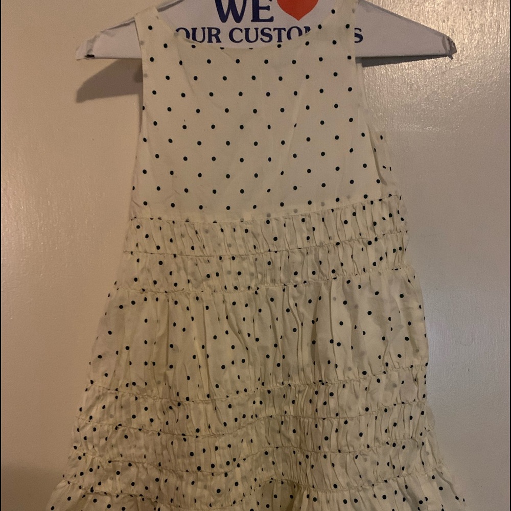 Girls dress, ink on dress, new without tag